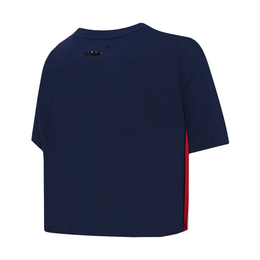 Pro Standard Women's Cleveland Guardians Retro Classic Boxy Tee - Navy - NAVY Thumbnail View 4