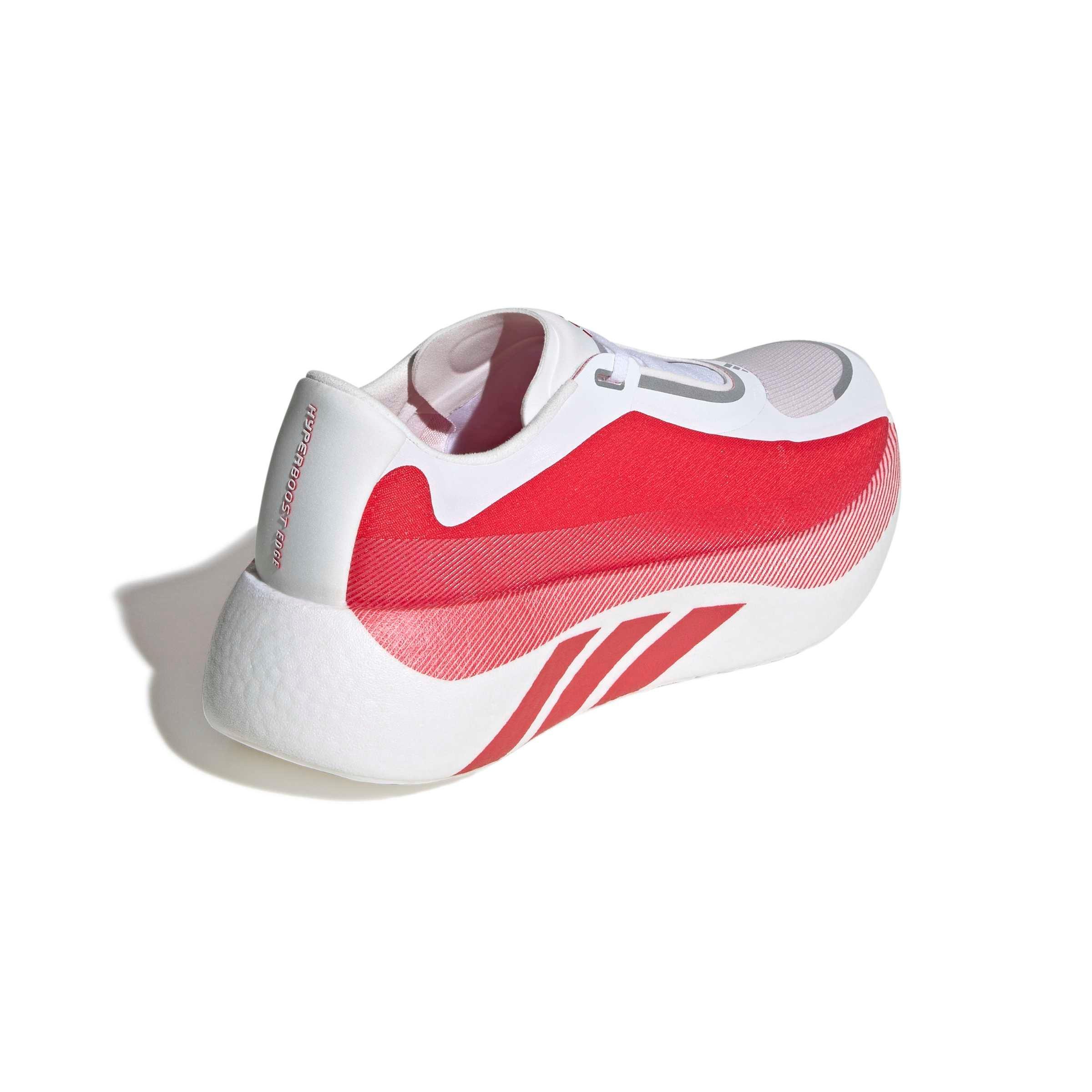 adidas Hyperboost Edge "Pure Ruby" Women's Running Shoe - CLOUD WHITE/PURE RUBY/ZERO METALLIC Thumbnail View 4
