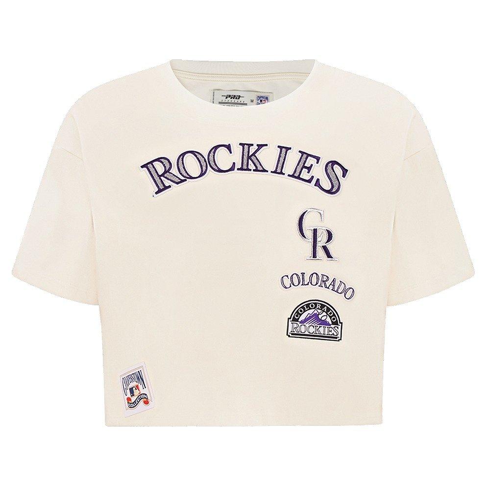 Pro Standard Women's Colorado Rockies Retro Classic Boxy Tee - Eggshell - EGGSHELL Thumbnail View 1