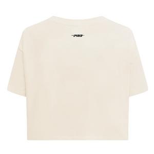 Pro Standard Women's Colorado Rockies Retro Classic Boxy Tee - Eggshell