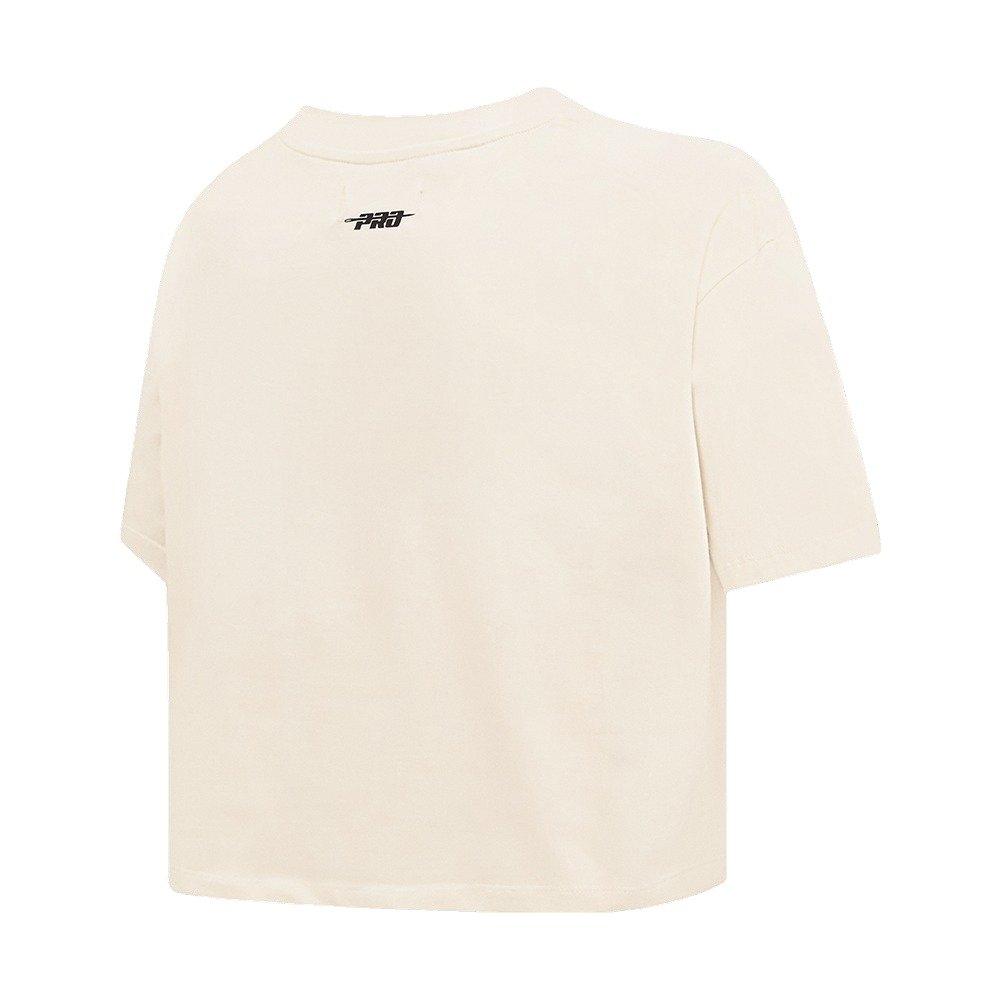 Pro Standard Women's Colorado Rockies Retro Classic Boxy Tee - Eggshell - EGGSHELL Thumbnail View 4