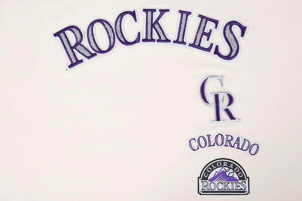 Pro Standard Women's Colorado Rockies Retro Classic Boxy Tee - Eggshell - EGGSHELL Thumbnail View 5