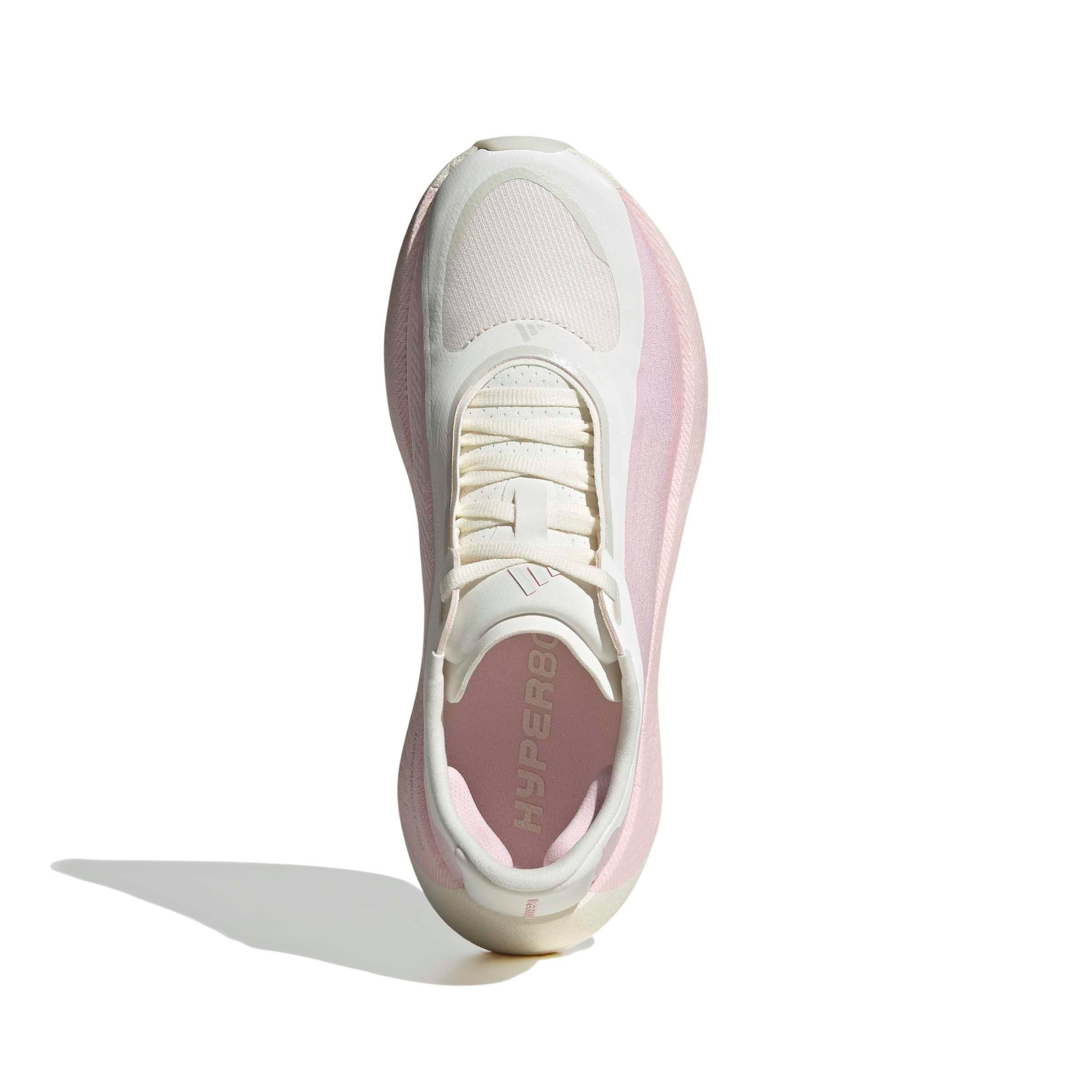 adidas Hyperboost Edge "Clear Pink" Women's Running Shoe - OFF-WHITE/CLEAR PINK Thumbnail View 5