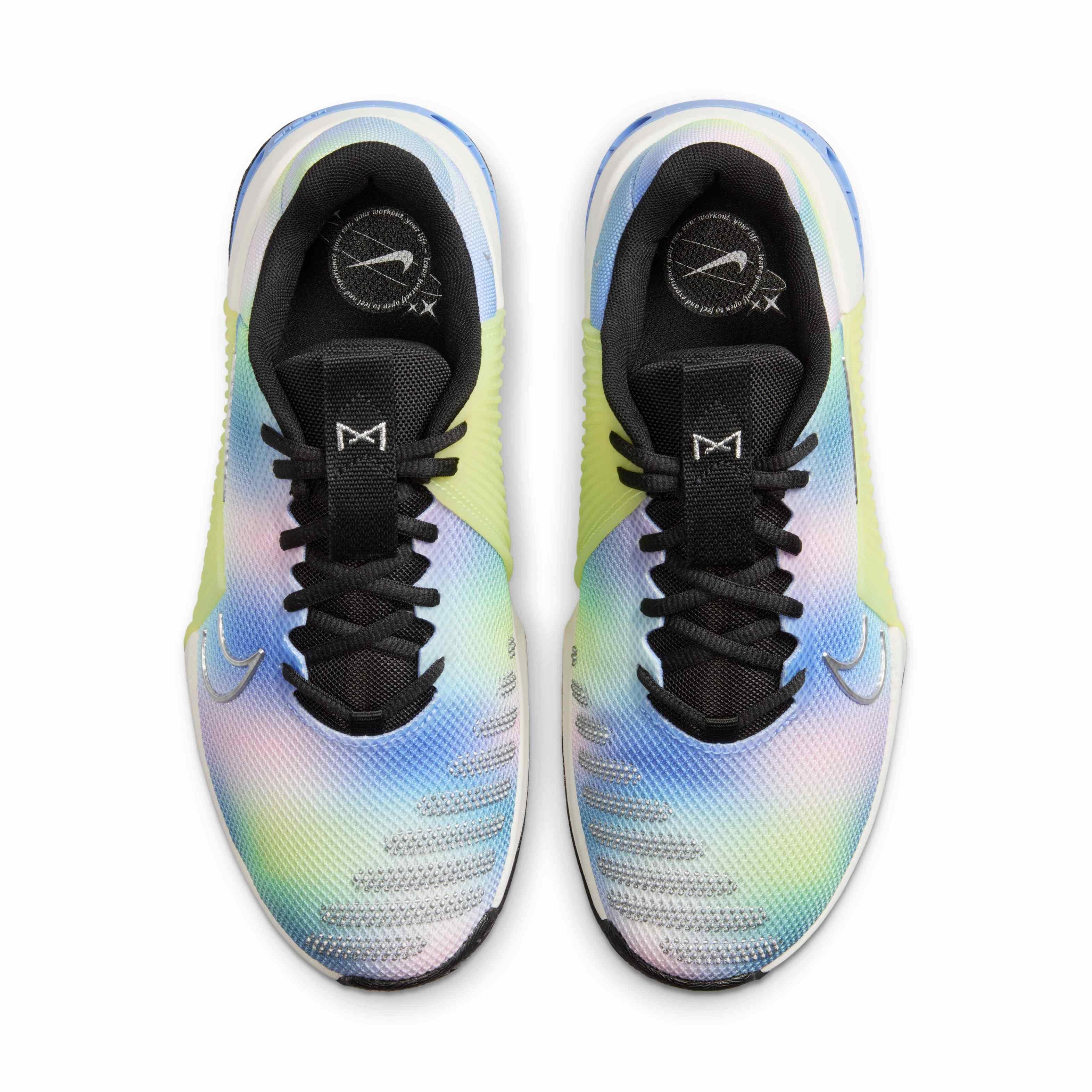 Nike Metcon 9 SE "Black/Light Lemon Twist/Royal Pulse/Metallic Silver" Women's Training Shoe - BLACK/LT LEMON/ROYAL/SILVER Thumbnail View 4