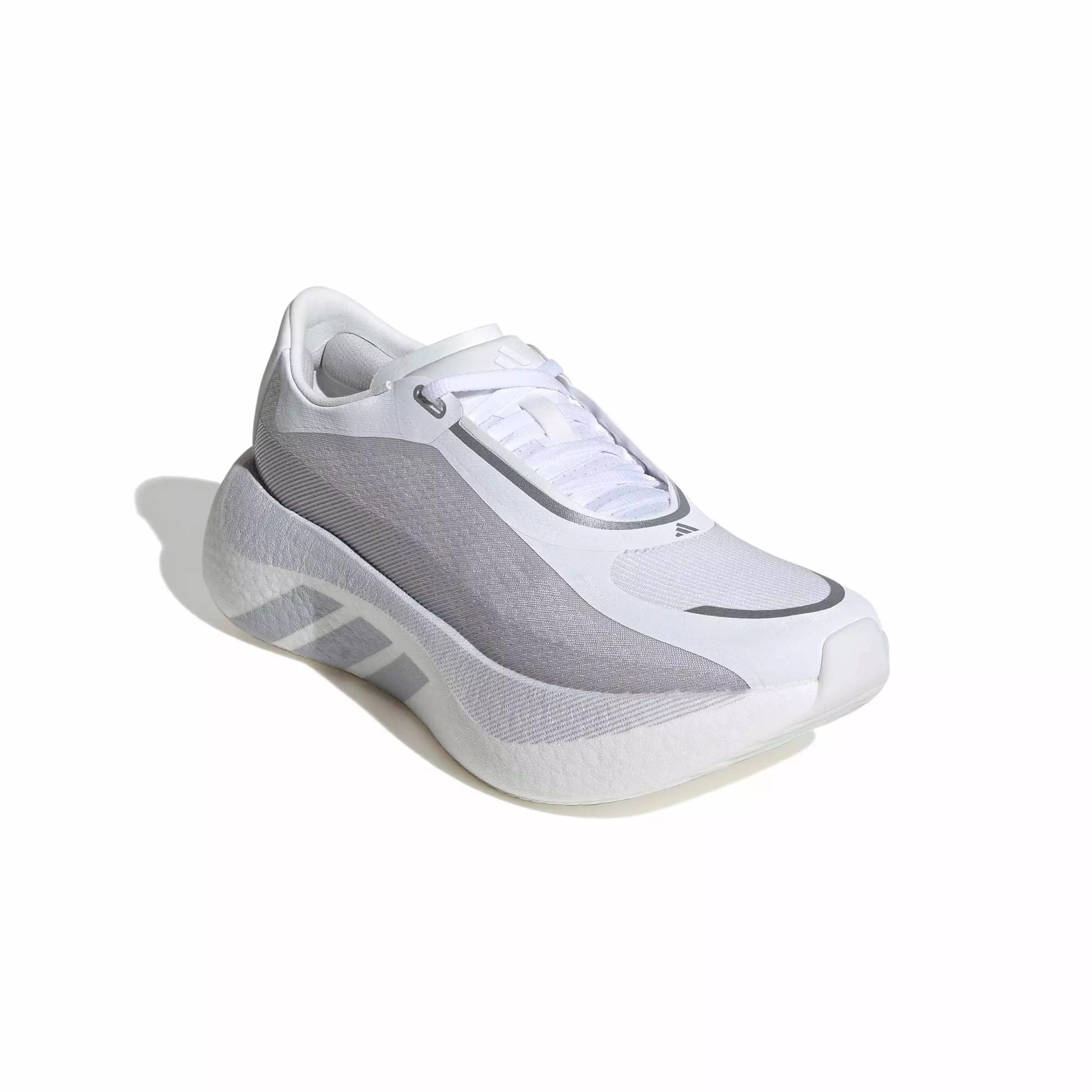 adidas Hyperboost Edge "White/Solid Grey" Women's Running Shoe - WHITE/GREY/SILVER
