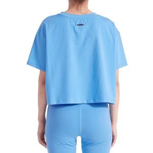 Pro Standard Women's Milwaukee Brewers Retro Classic Boxy Tee - University Blue