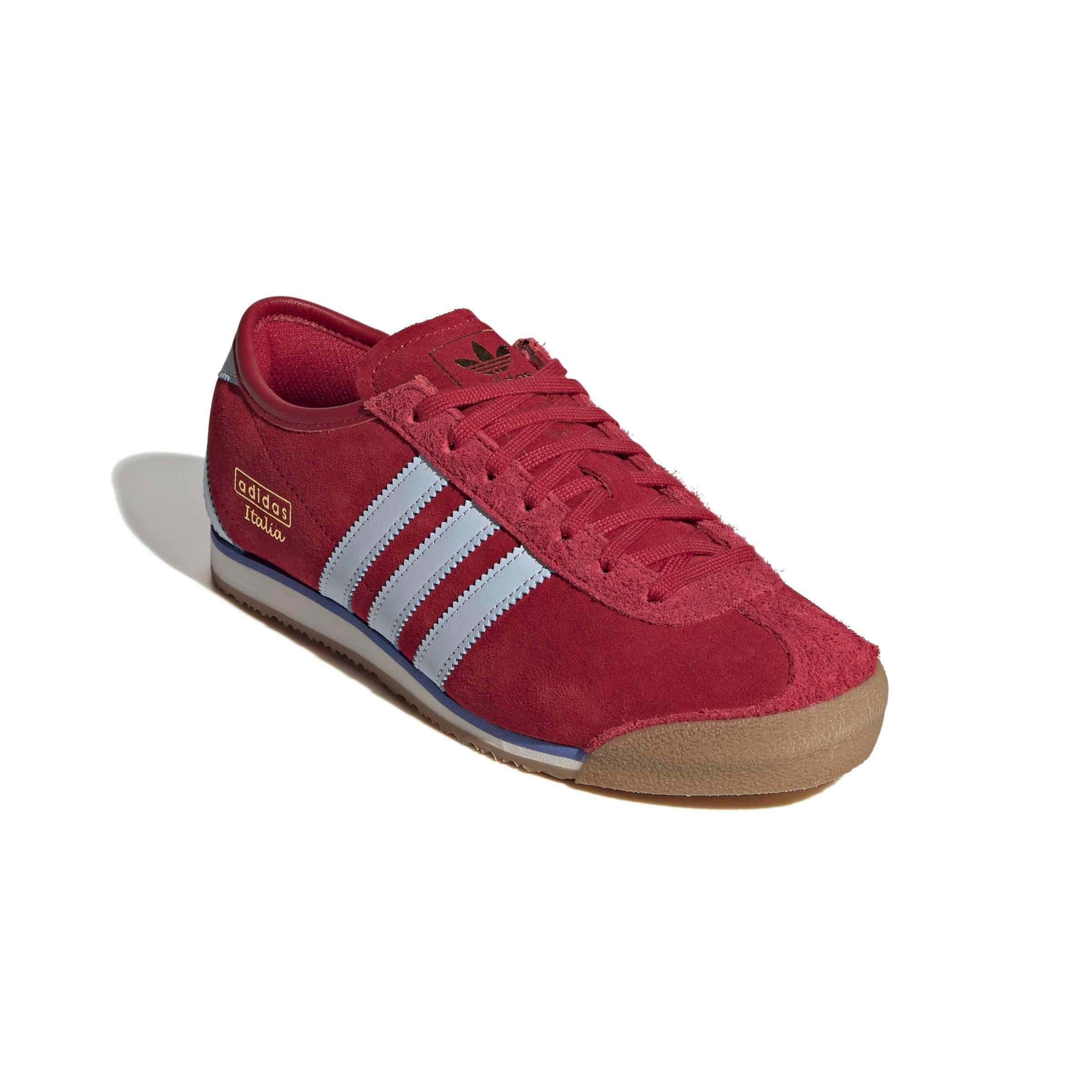 adidas Originals Italia 70s "Team Victory Red/Icey Blue/Gold Metallic" Women's Shoe - RED/BLUE/GOLD Thumbnail View 3