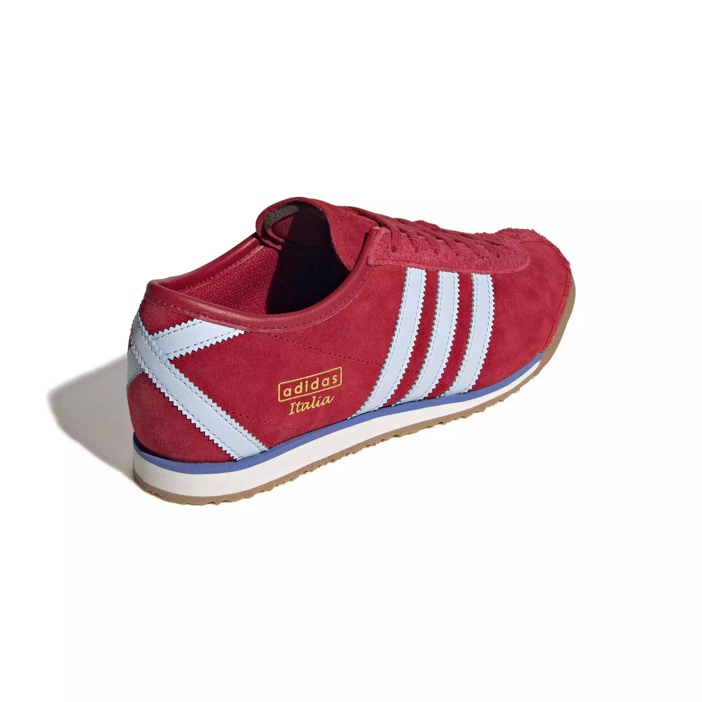 adidas Originals Italia 70s "Team Victory Red/Icey Blue/Gold Metallic" Women's Shoe - RED/BLUE/GOLD