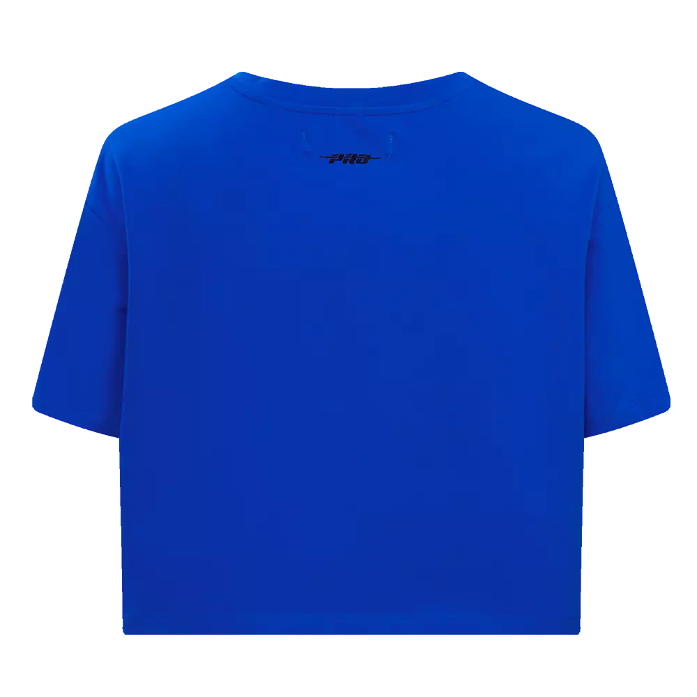 Pro Standard Women's Texas Rangers Retro Classic Boxy Tee - Royal - ROYAL