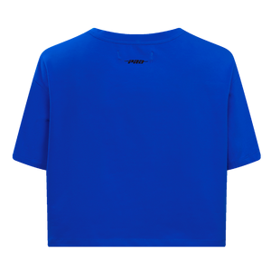 Pro Standard Women's Texas Rangers Retro Classic Boxy Tee - Royal
