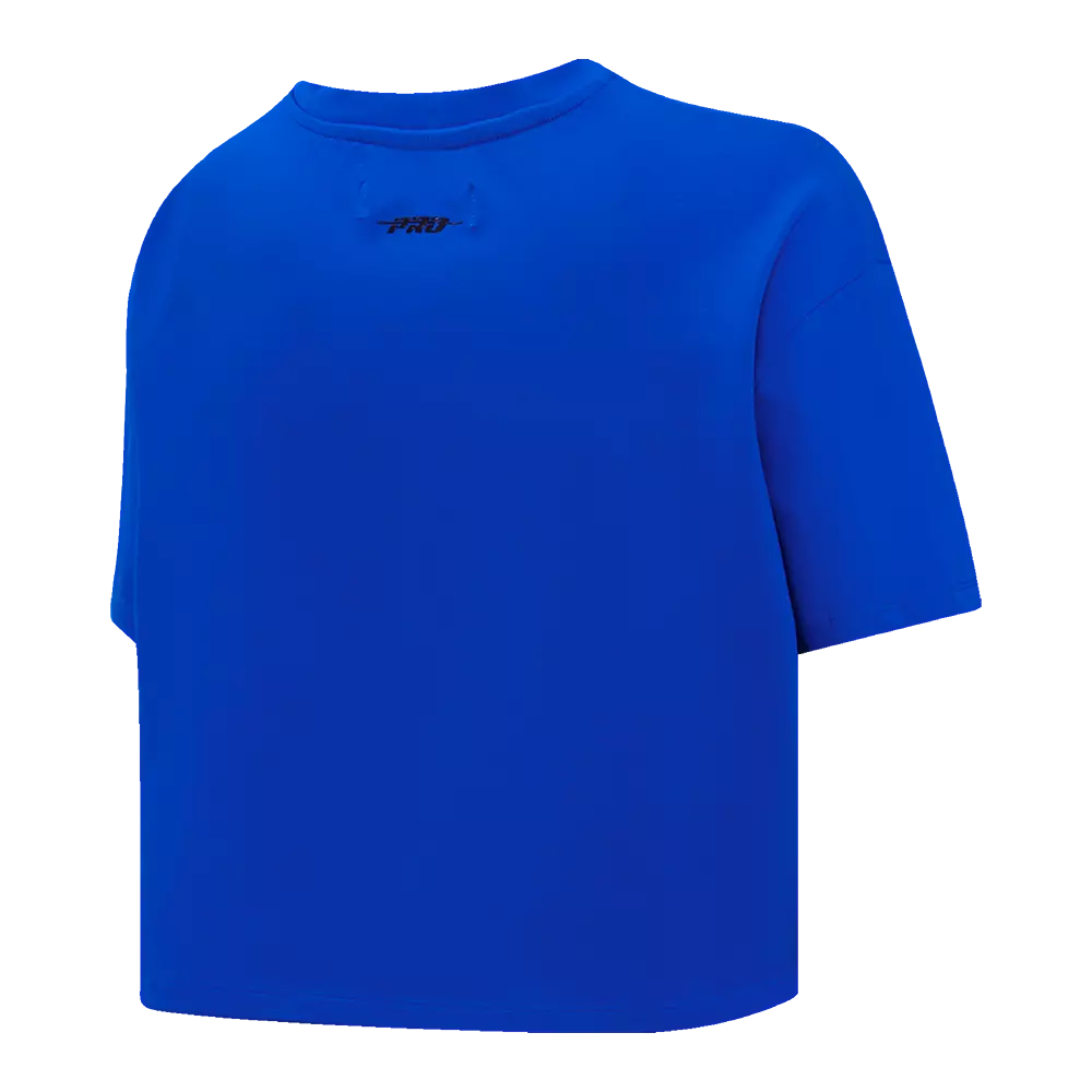 Pro Standard Women's Texas Rangers Retro Classic Boxy Tee - Royal - ROYAL