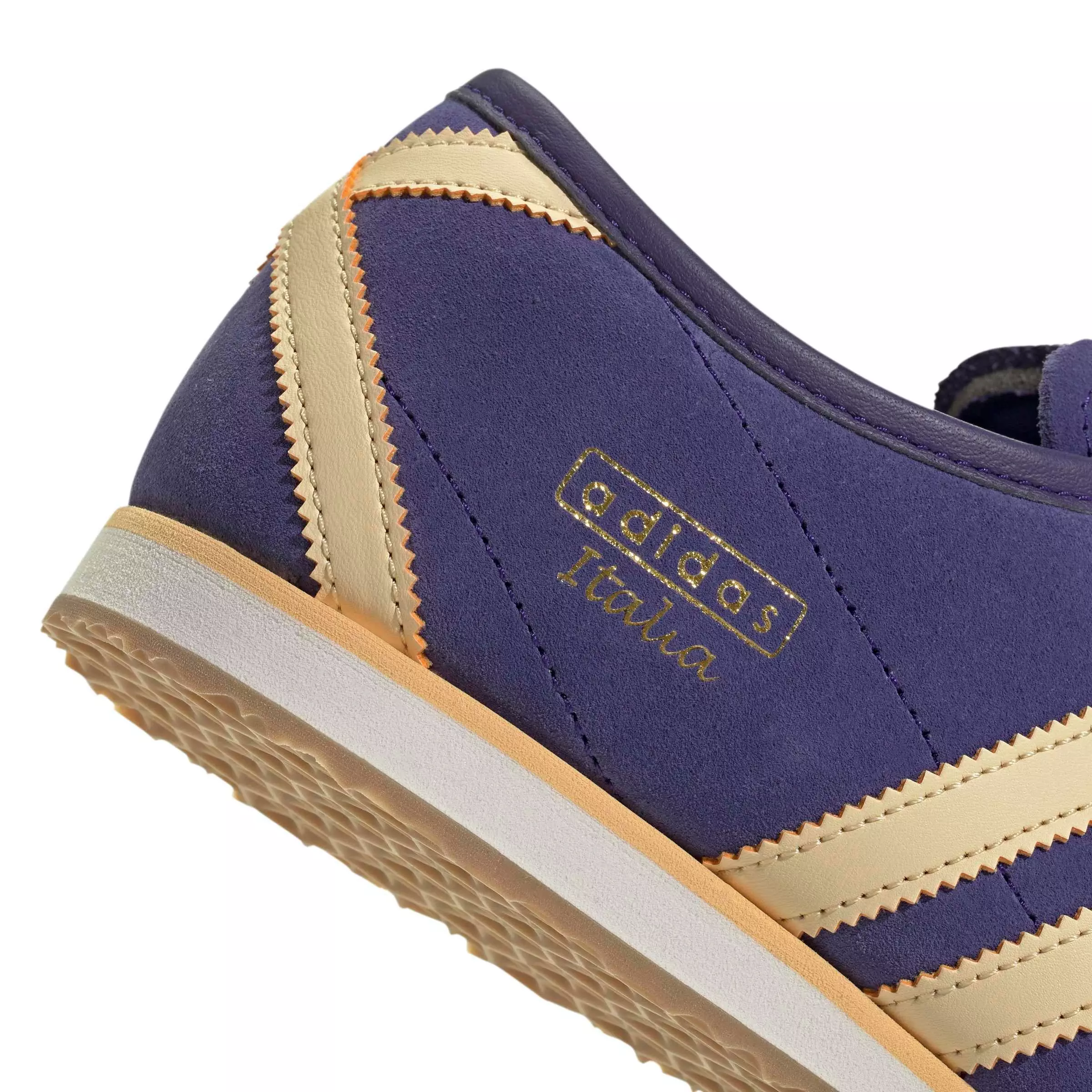 adidas Originals Italia 70s "Collegiate Purple/Orange Tint/Gold Metallic" Women's Shoe - PURPLE/ORANGE/GOLD