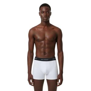L/AB c/o Off-White Men's Horizontal Repeat 3" Trunk (3 Pack) - White - WHITE