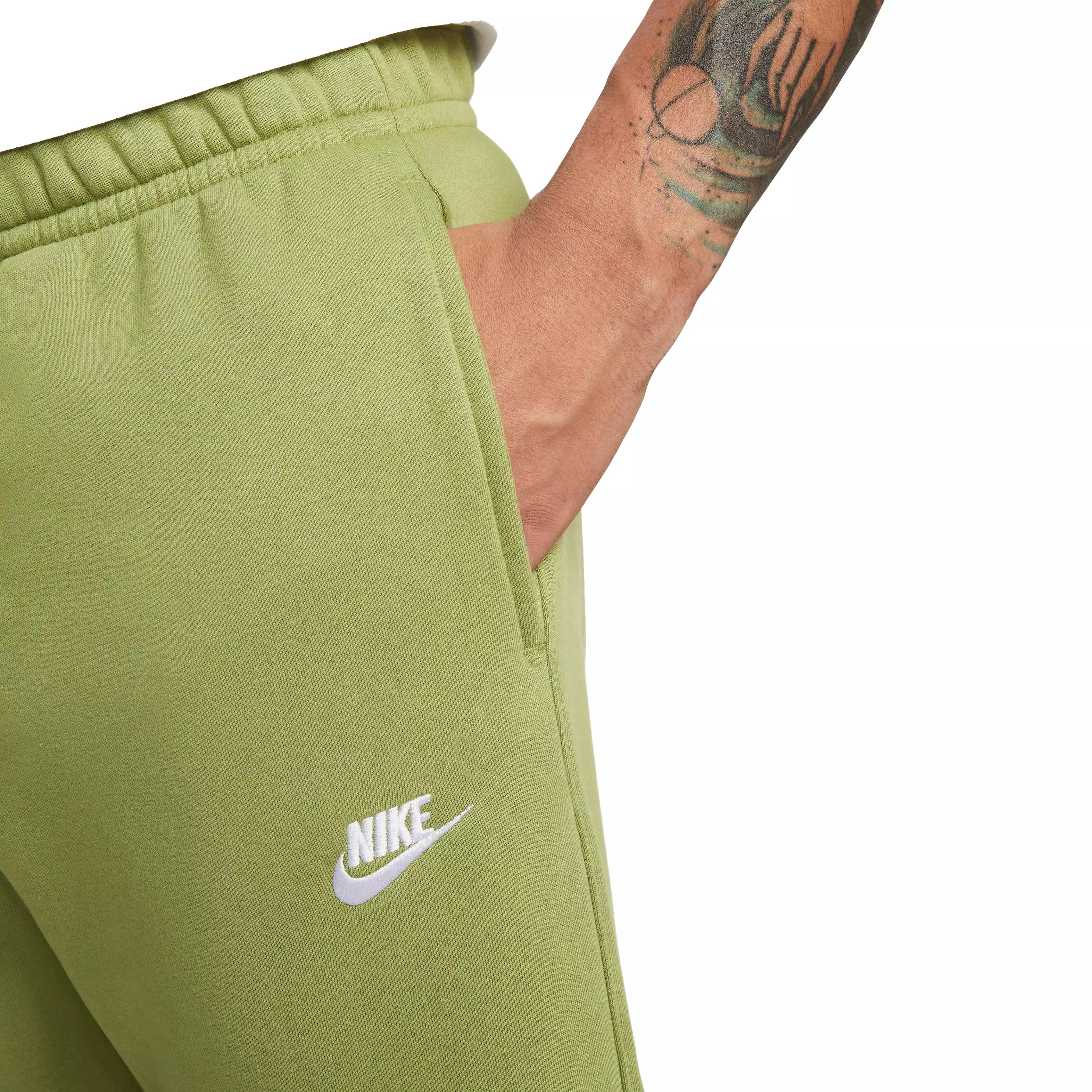 Nike Men's Sportswear Club Fleece Joggers - GREEN