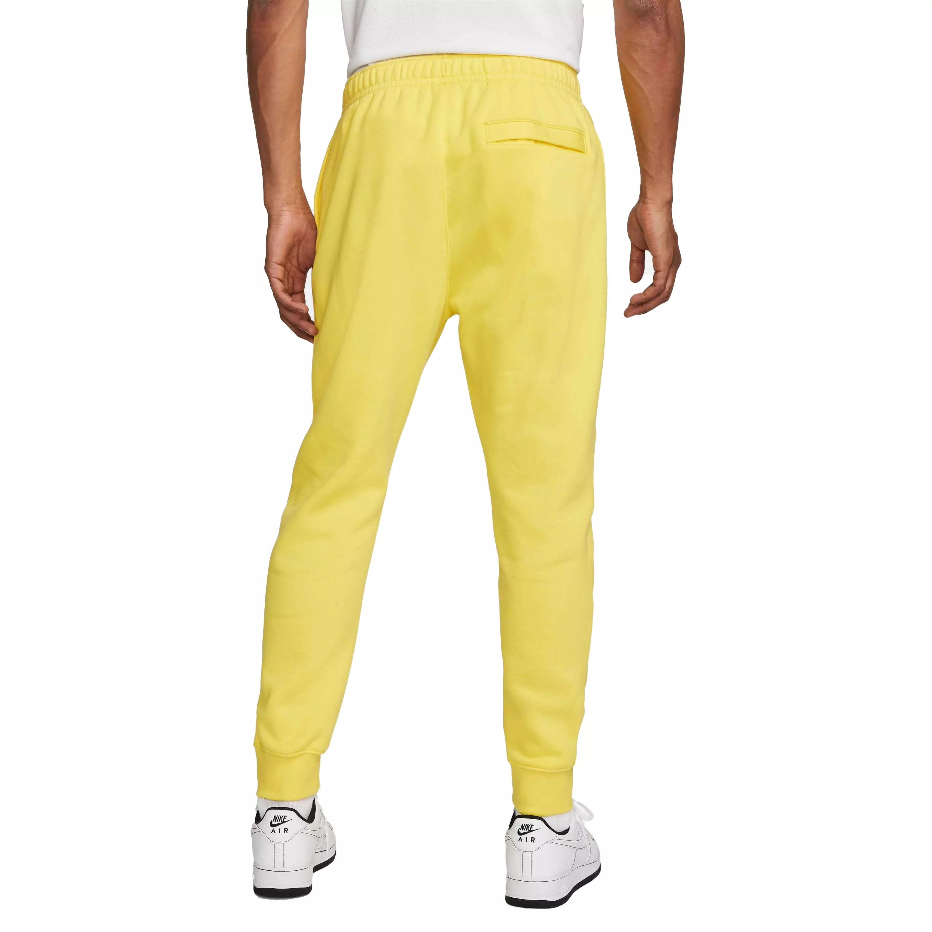 Nike Men's Sportswear Club Fleece Joggers - YELLOW