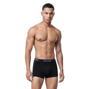 L/AB c/o Off-White Men's Horizontal Repeat 3" Trunk with Fly (3 Pack) - Black - BLACK
