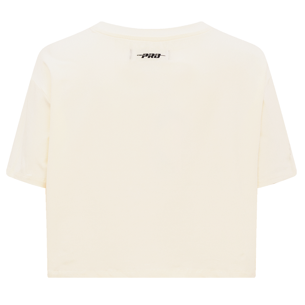 Pro Standard Women's Cincinnati Reds Retro Classic Boxy Tee - Eggshell - EGGSHELL Thumbnail View 2