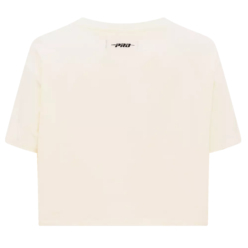 Pro Standard Women's Cincinnati Reds Retro Classic Boxy Tee - Eggshell - EGGSHELL