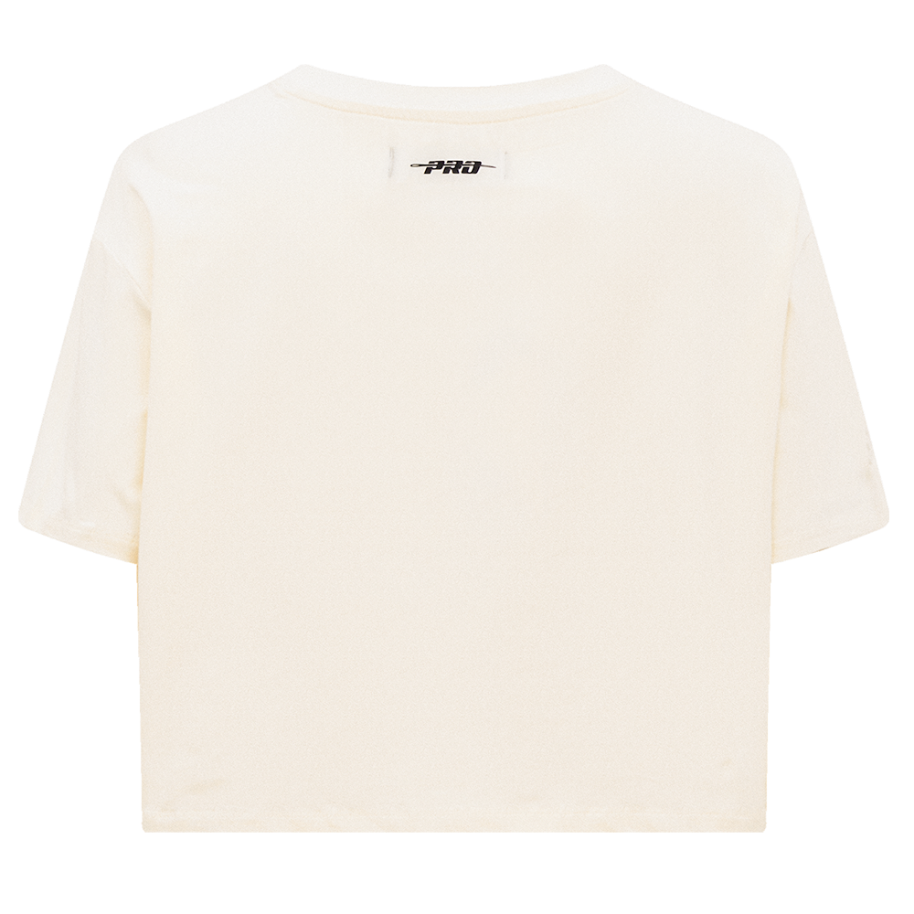 Pro Standard Women's New York Mets Retro Classic Boxy Tee - Eggshell - EGGSHELL Thumbnail View 2