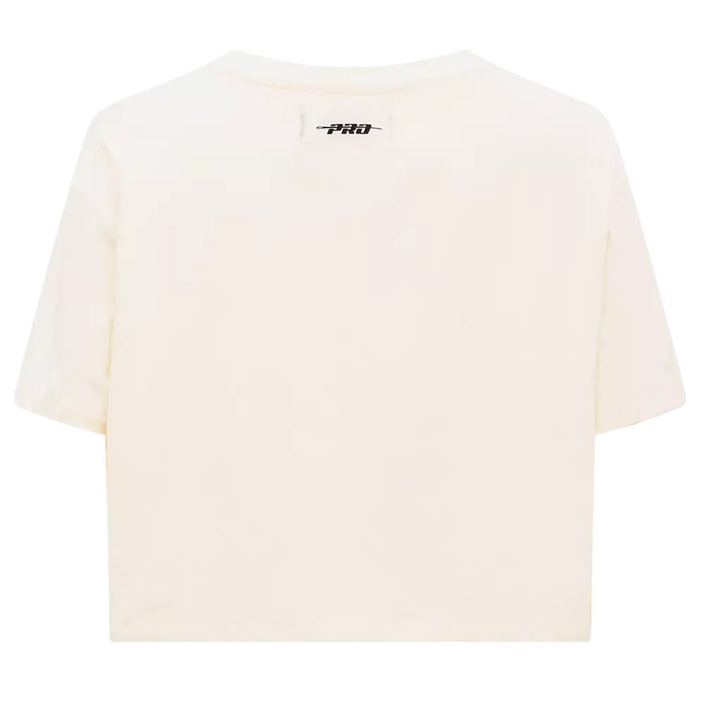 Pro Standard Women's New York Mets Retro Classic Boxy Tee - Eggshell - EGGSHELL