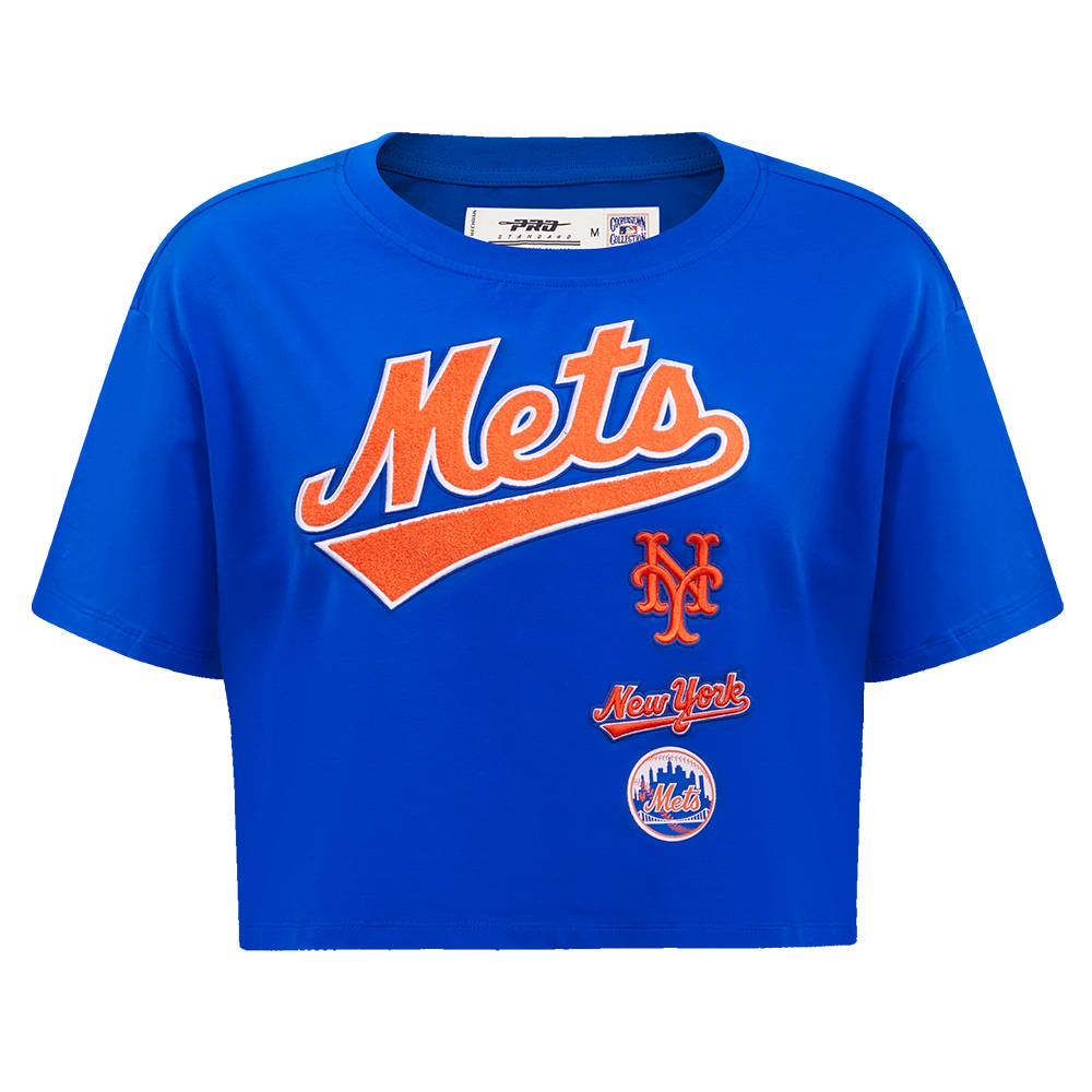 Pro Standard Women's New York Mets Retro Classic Boxy Tee - Royal - ROYAL Thumbnail View 1