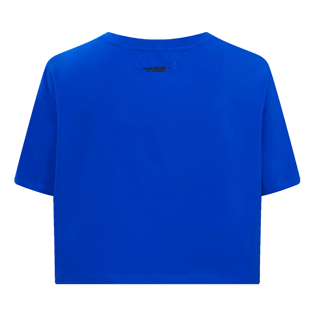 Pro Standard Women's New York Mets Retro Classic Boxy Tee - Royal - ROYAL