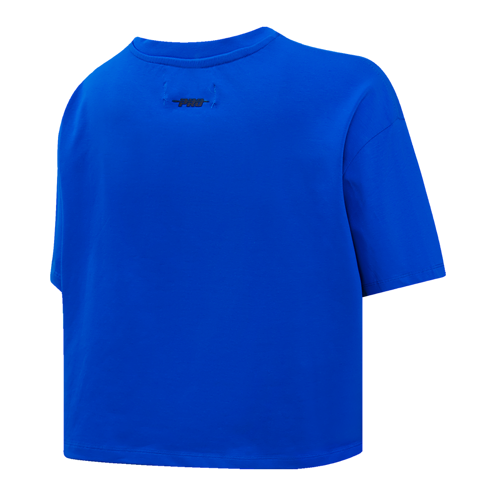 Pro Standard Women's New York Mets Retro Classic Boxy Tee - Royal - ROYAL Thumbnail View 4