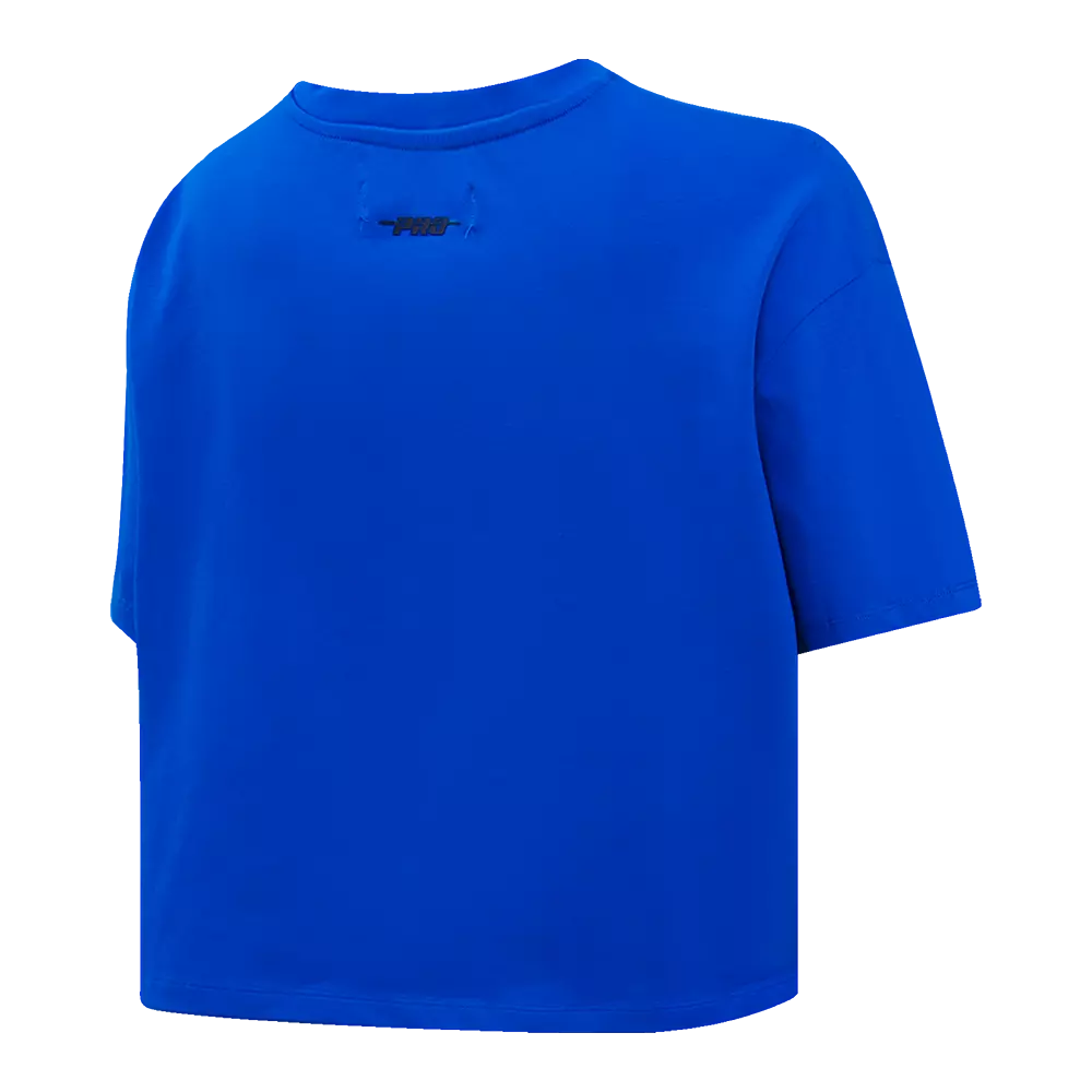 Pro Standard Women's New York Mets Retro Classic Boxy Tee - Royal - ROYAL