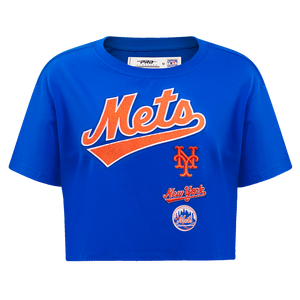 Pro Standard Women's New York Mets Retro Classic Boxy Tee - Royal