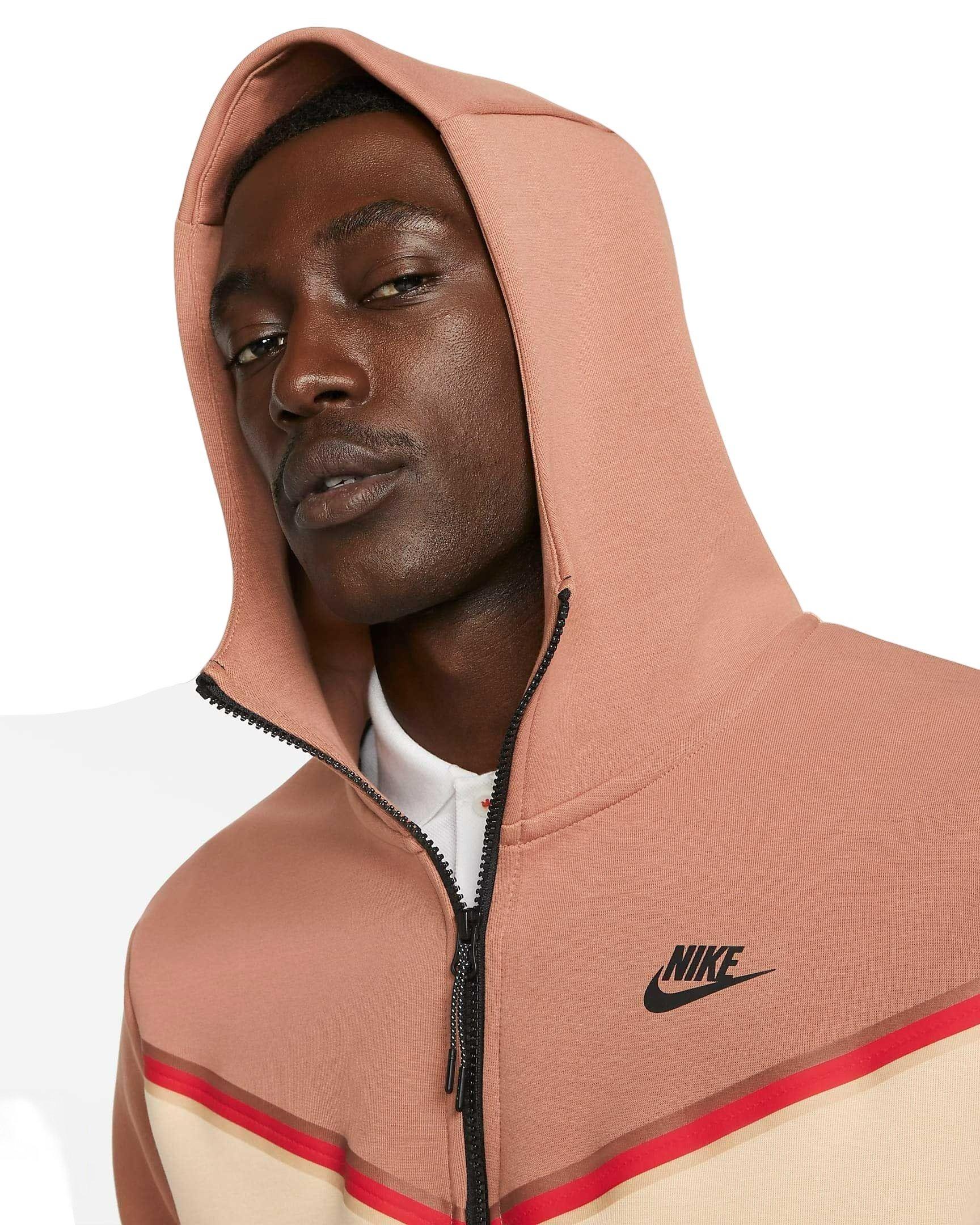 Nike tech fleece store hoodie particle rose