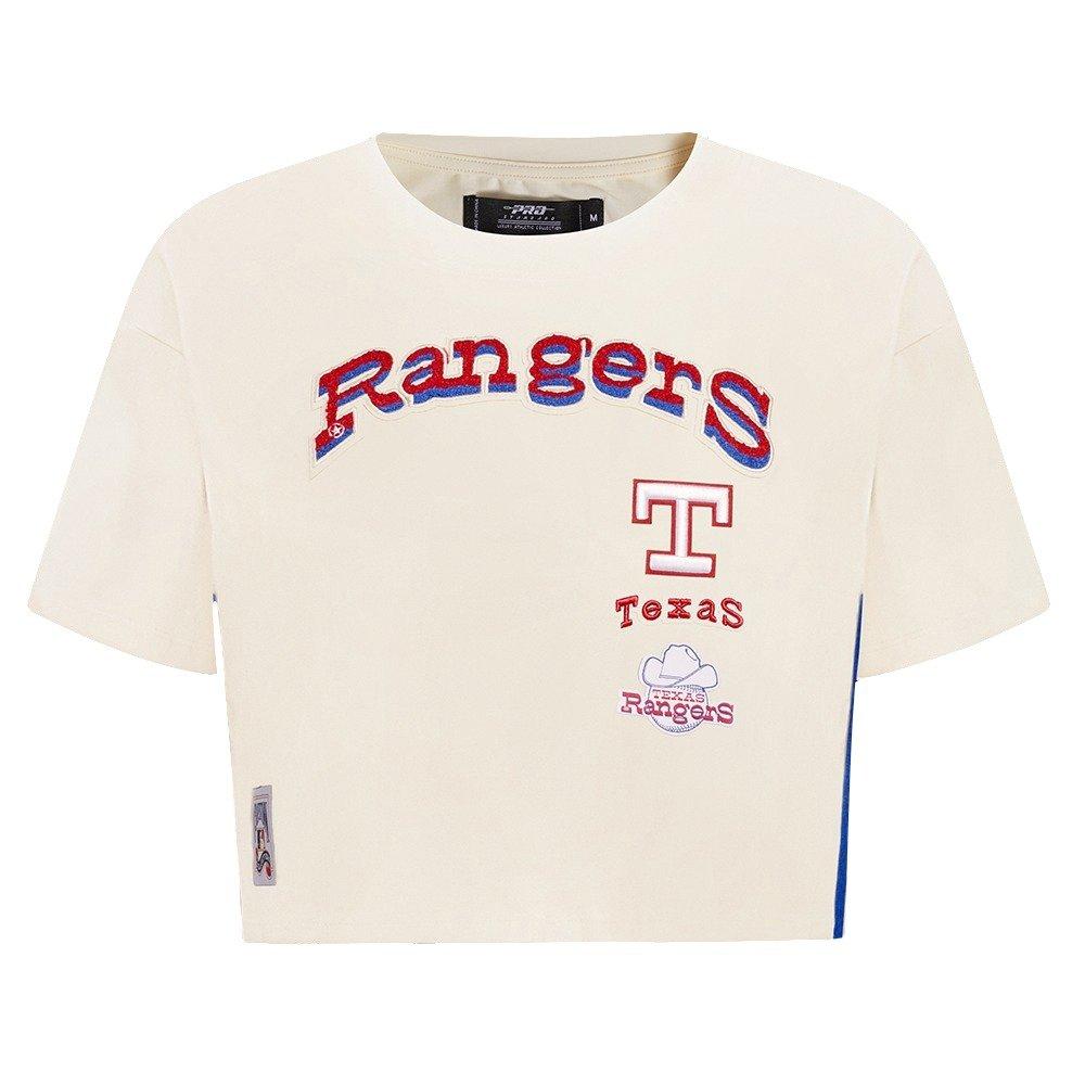 Pro Standard Women's Texas Rangers Retro Classic Boxy Tee - Eggshell - EGGSHELL Thumbnail View 1