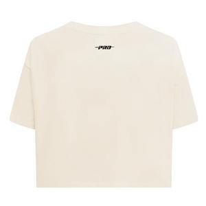 Pro Standard Women's Texas Rangers Retro Classic Boxy Tee - Eggshell