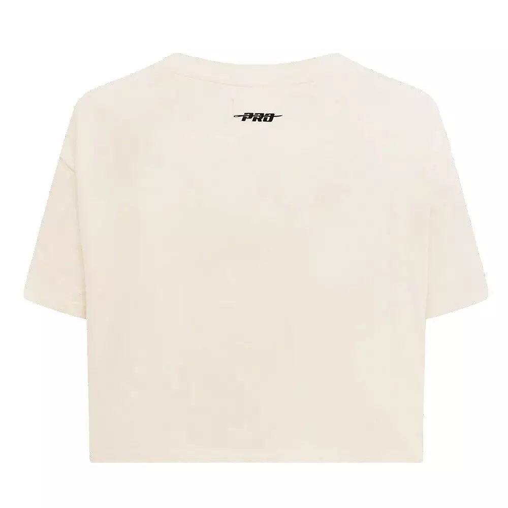 Pro Standard Women's Houston Astros Retro Classic Boxy Tee - Eggshell - EGGSHELL