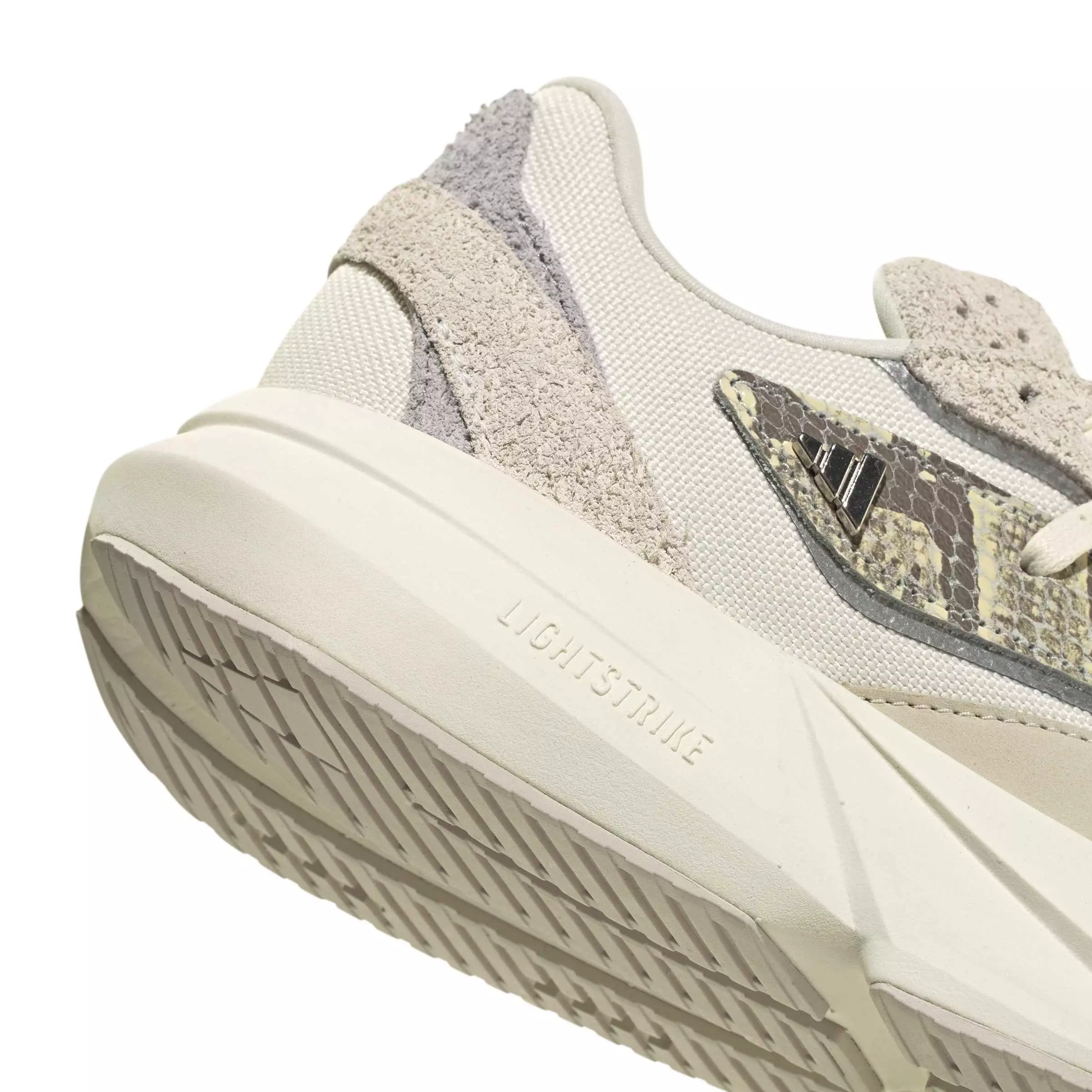 adidas Lightblaze "Off White/Silver Metallic/Grey One" Women's Running Shoe - OFF WHITE/SILVER/GREY