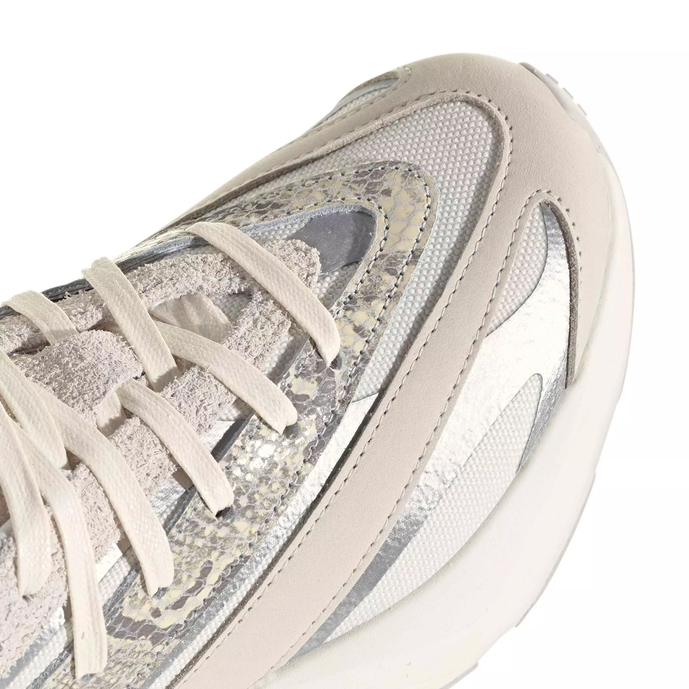 adidas Lightblaze "Off White/Silver Metallic/Grey One" Women's Running Shoe - OFF WHITE/SILVER/GREY