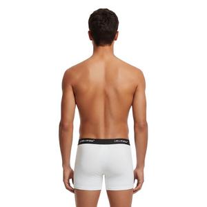 L/AB c/o Off-White Men's Horizontal Repeat 3" Trunk With Fly (3 Pack) - White - WHITE
