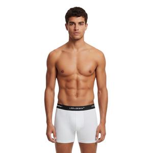 L/AB c/o Off-White Men's Horizontal Repeat 3" Trunk With Fly (3 Pack) - White - WHITE
