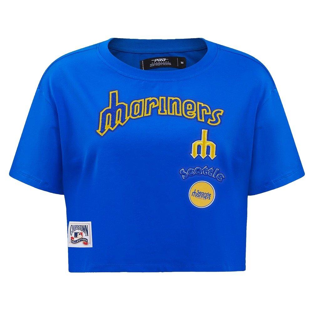 Pro Standard Women's Seattle Mariners Retro Classic Boxy Tee - Royal - ROYAL Thumbnail View 1