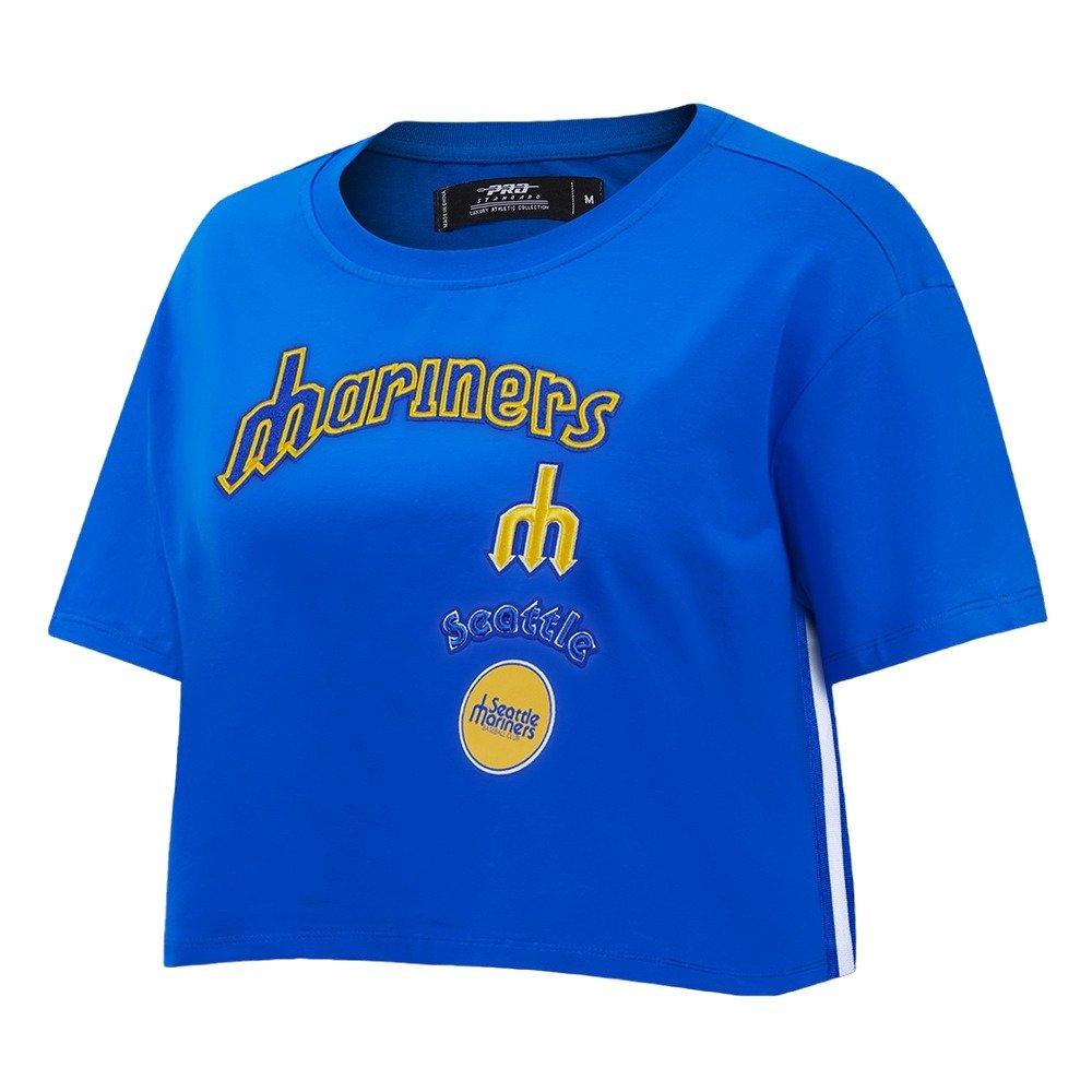 Pro Standard Women's Seattle Mariners Retro Classic Boxy Tee - Royal - ROYAL Thumbnail View 3
