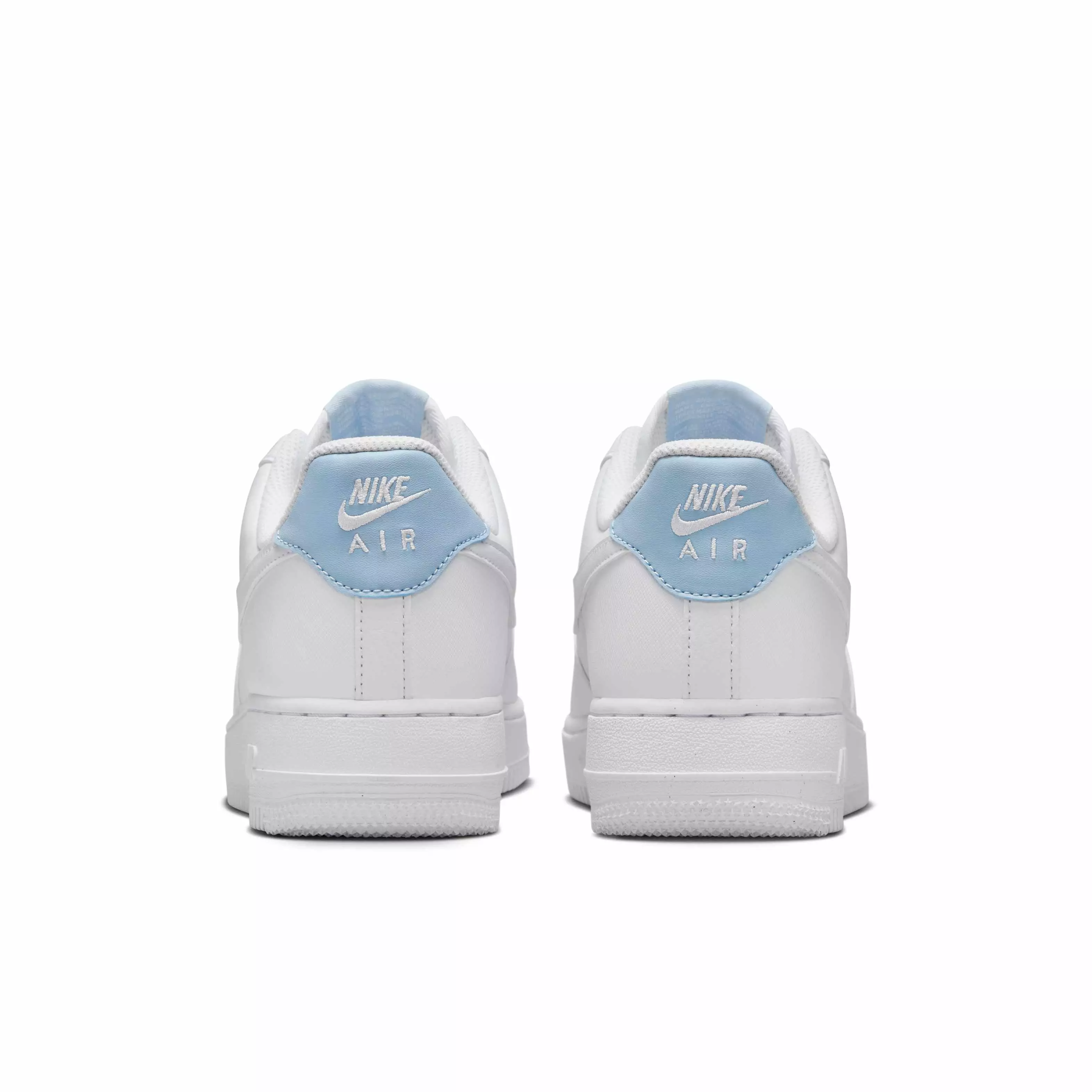 Nike Air Force 1 '07 "White/Light Armory Blue/White/White" Women's Shoe - WHITE/LT BLUE/WHITE/WHITE
