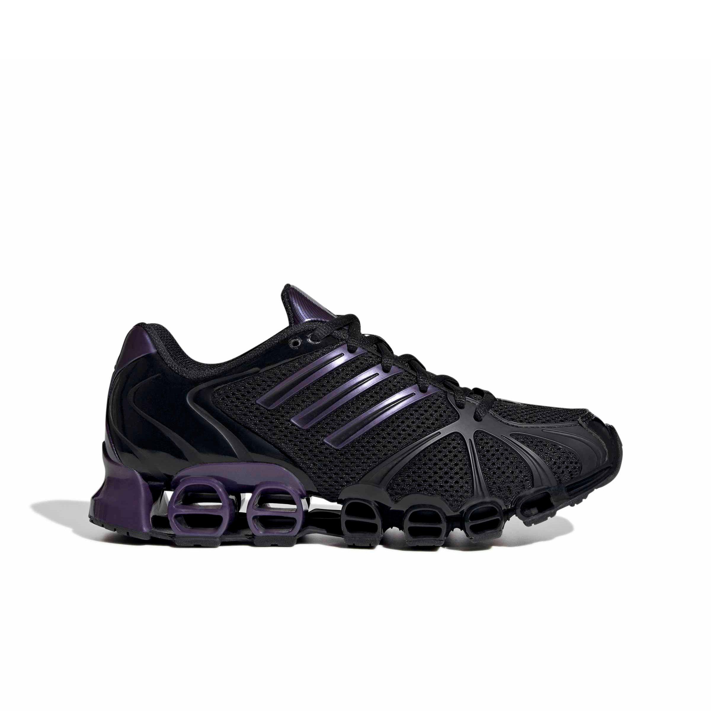 adidas Originals Mega Ghostride "Core Black/Purple Night Metallic/Core Black" Women's Shoe - BLACK/PURPLE/BLACK Thumbnail View 1