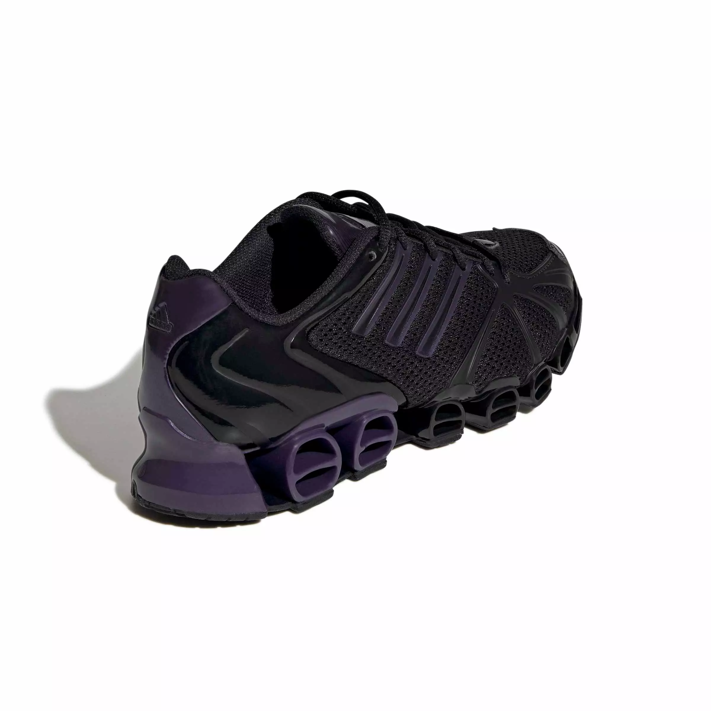 adidas Originals Mega Ghostride "Core Black/Purple Night Metallic/Core Black" Women's Shoe - BLACK/PURPLE/BLACK