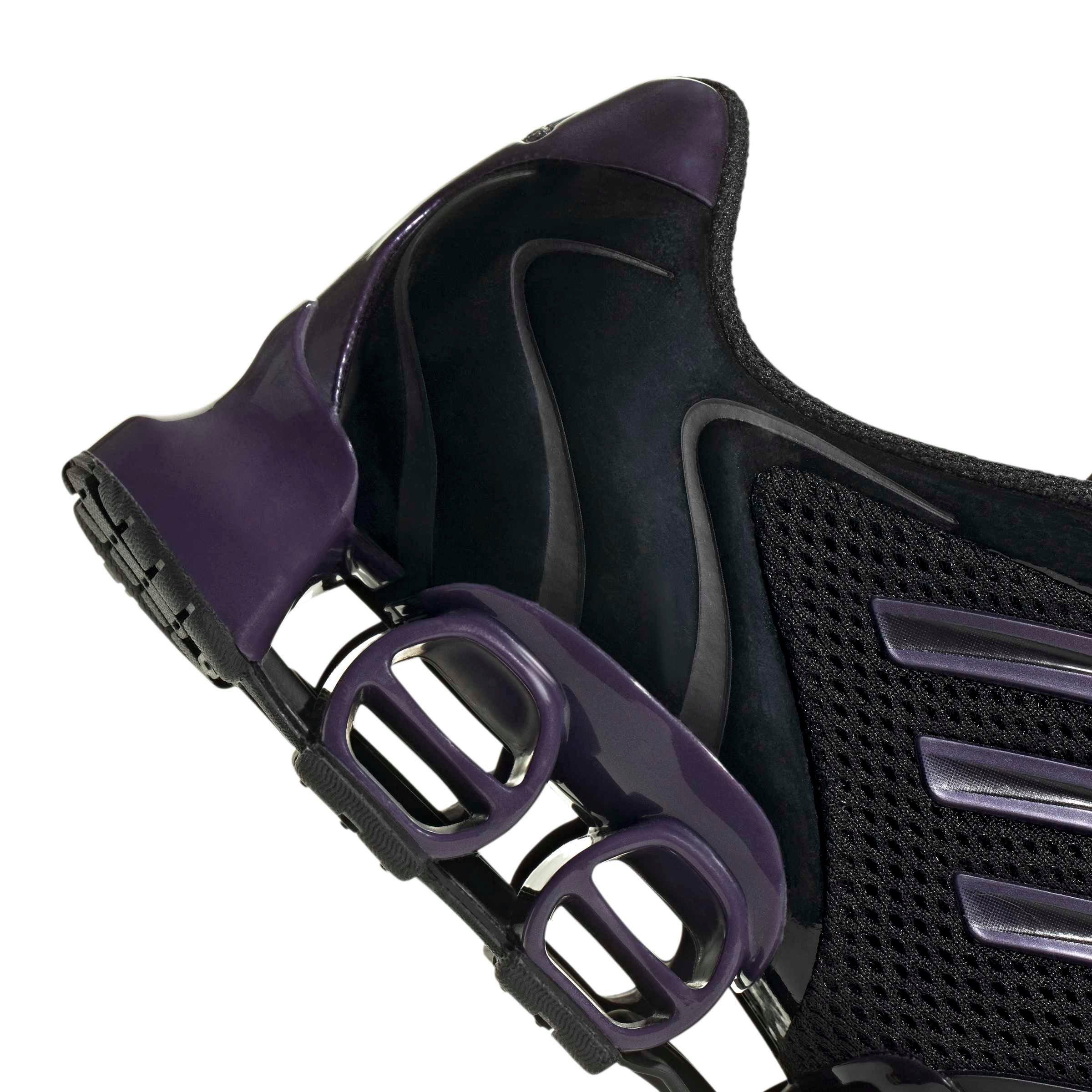 adidas Originals Mega Ghostride "Core Black/Purple Night Metallic/Core Black" Women's Shoe - BLACK/PURPLE/BLACK Thumbnail View 8