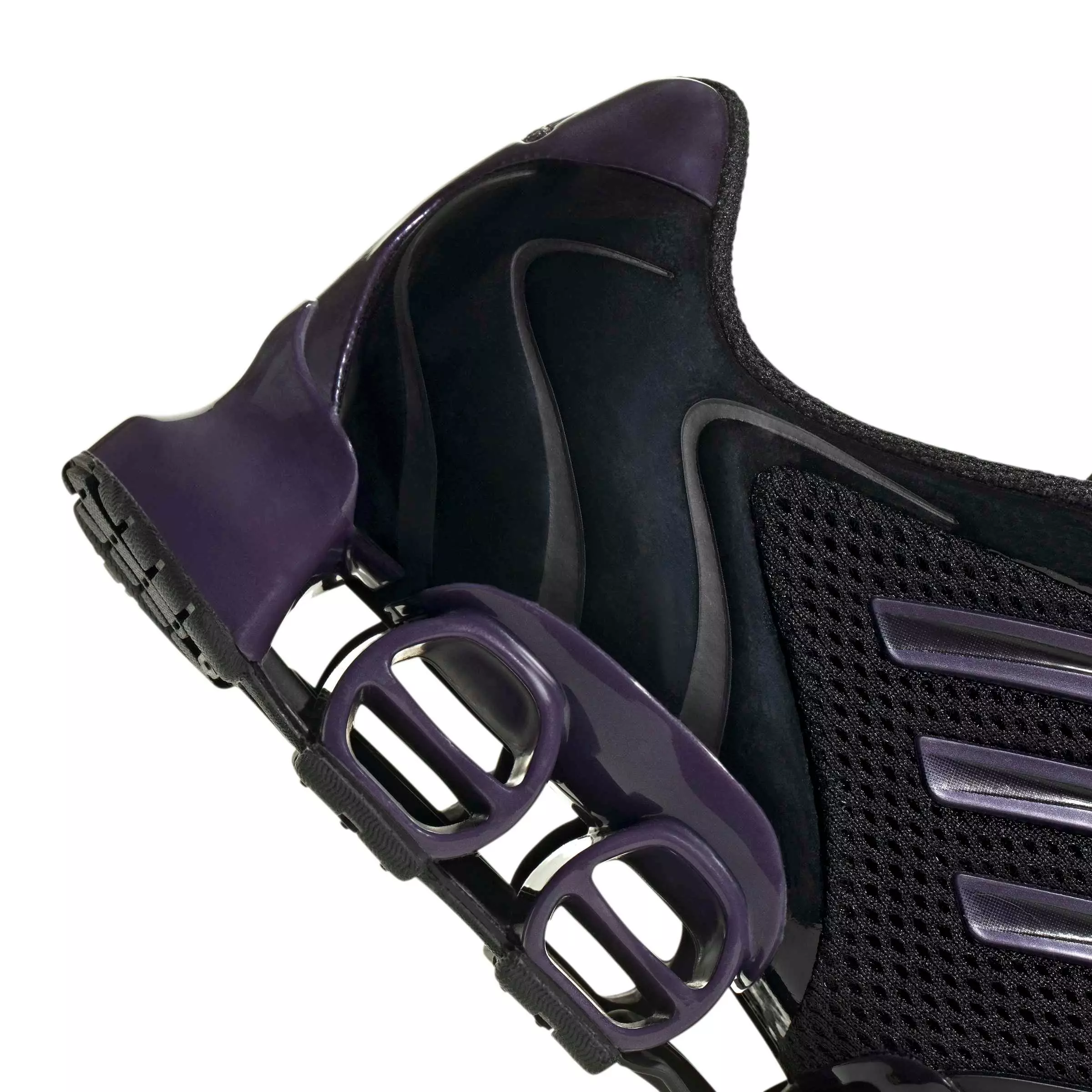 adidas Originals Mega Ghostride "Core Black/Purple Night Metallic/Core Black" Women's Shoe - BLACK/PURPLE/BLACK