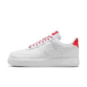 Nike Air Force 1 '07 "White/Pink Foam/Metallic Silver/Light Crimson" Women's Shoe