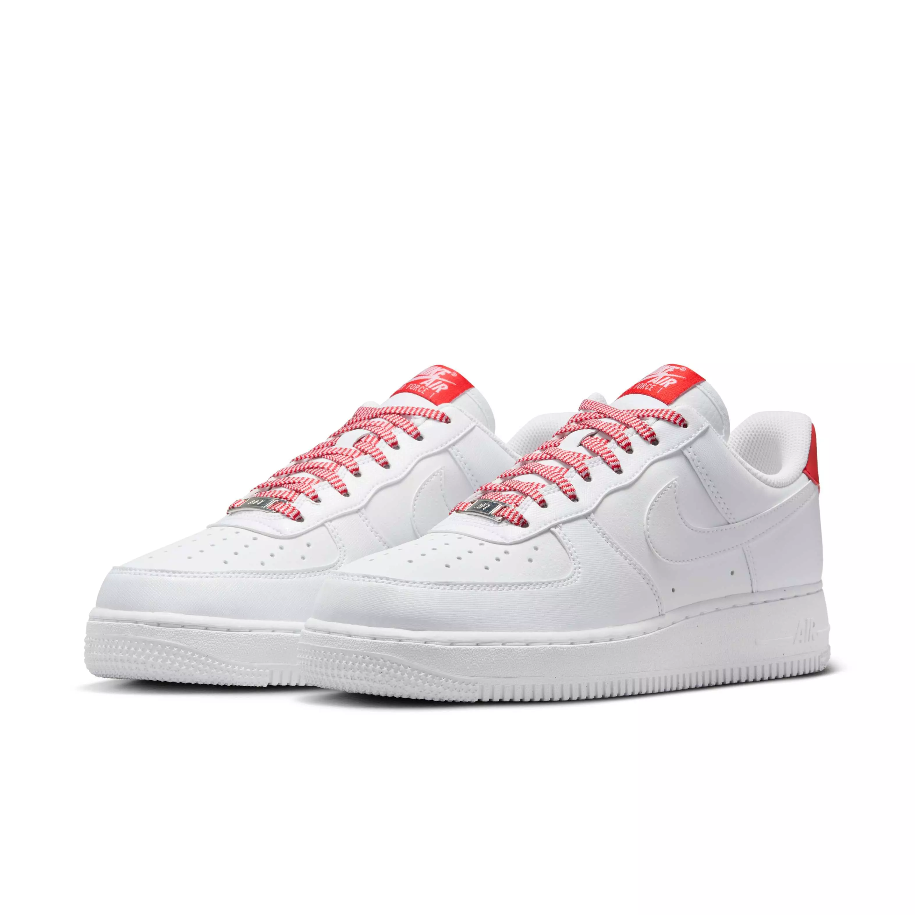Nike Air Force 1 '07 "White/Pink Foam/Metallic Silver/Light Crimson" Women's Shoe