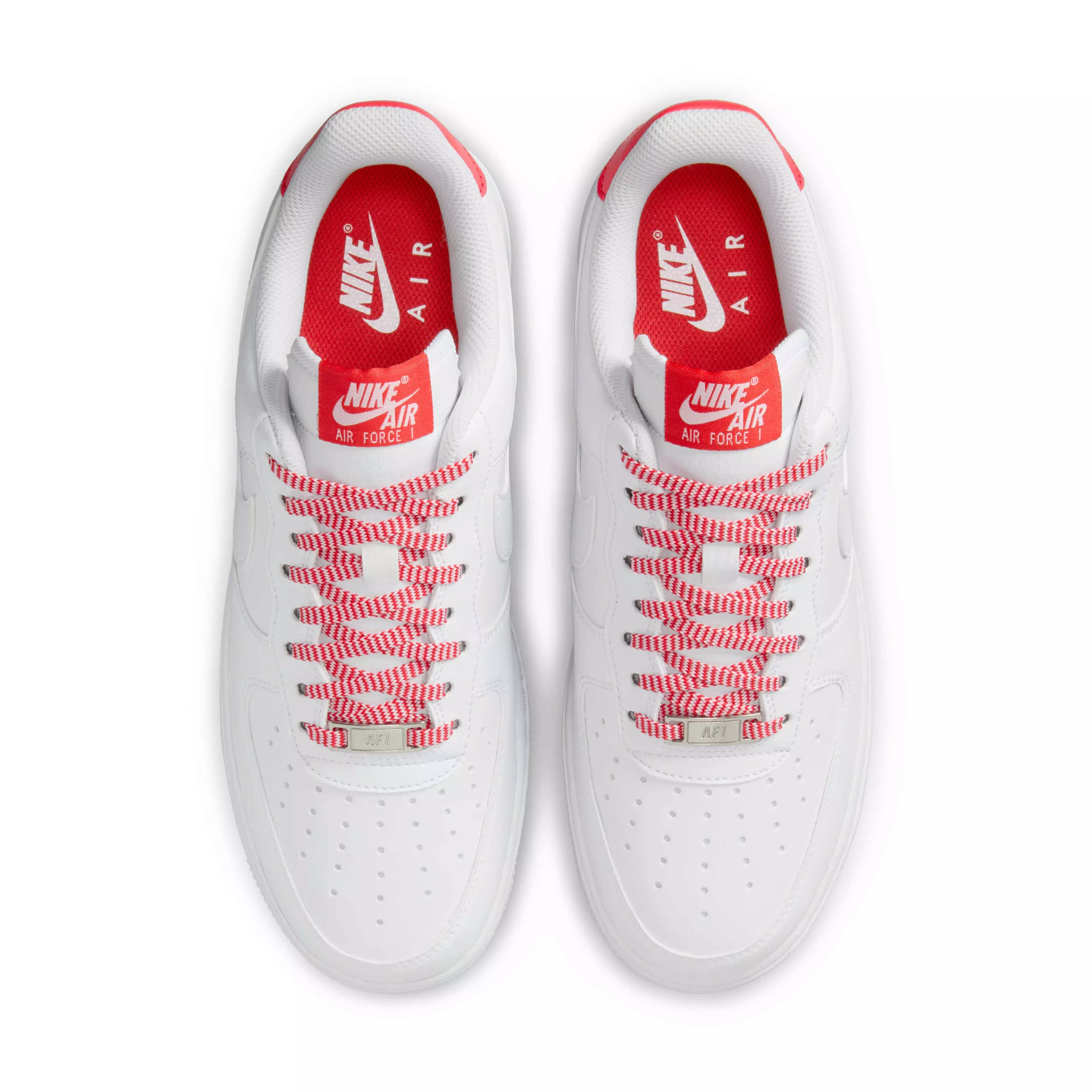 Nike Air Force 1 '07 "White/Pink Foam/Metallic Silver/Light Crimson" Women's Shoe