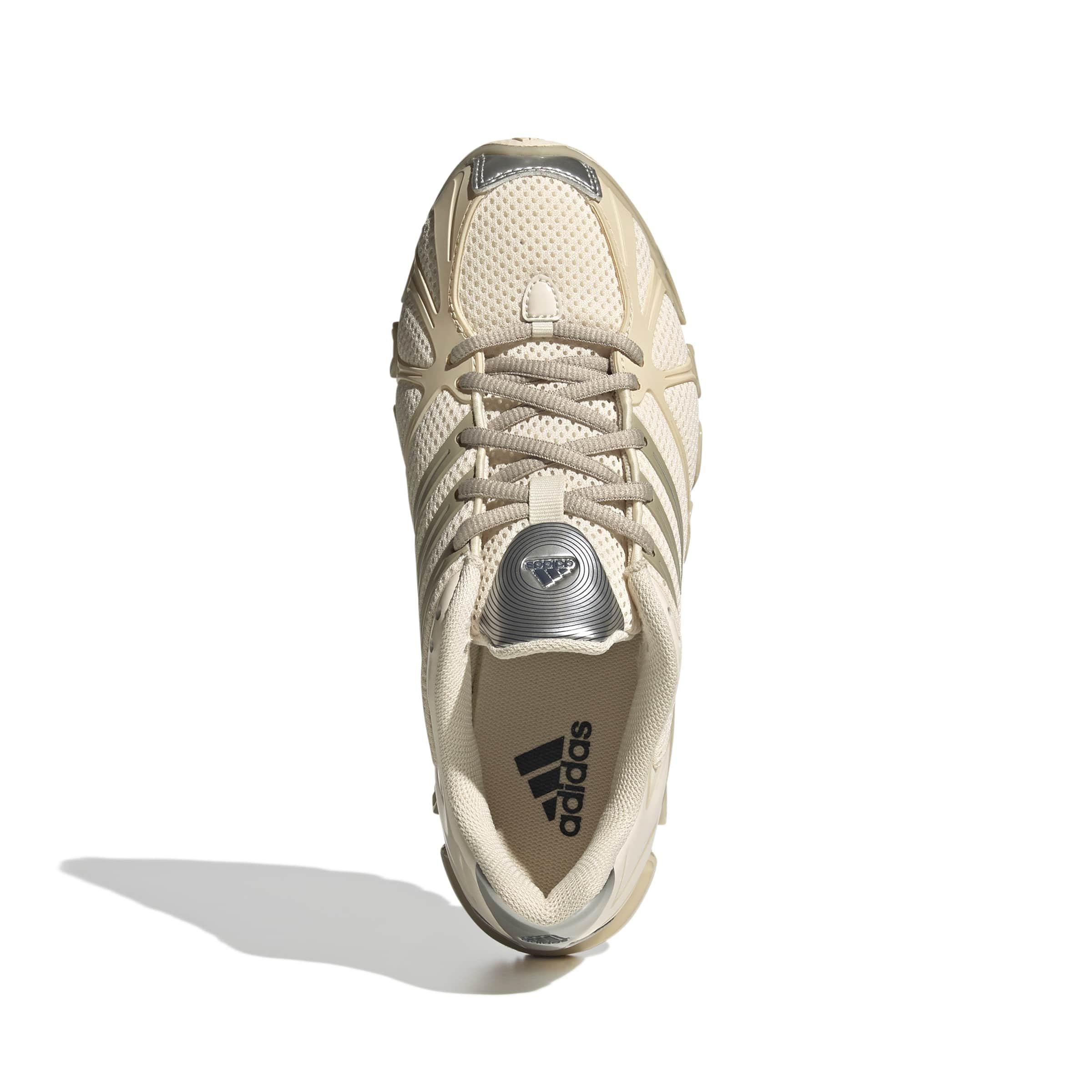 adidas Originals Mega Ghostride "Wonder White/Wonder Beige/Silver Metallic" Women's Shoe - WHITE/BEIGE/SILVER Thumbnail View 5