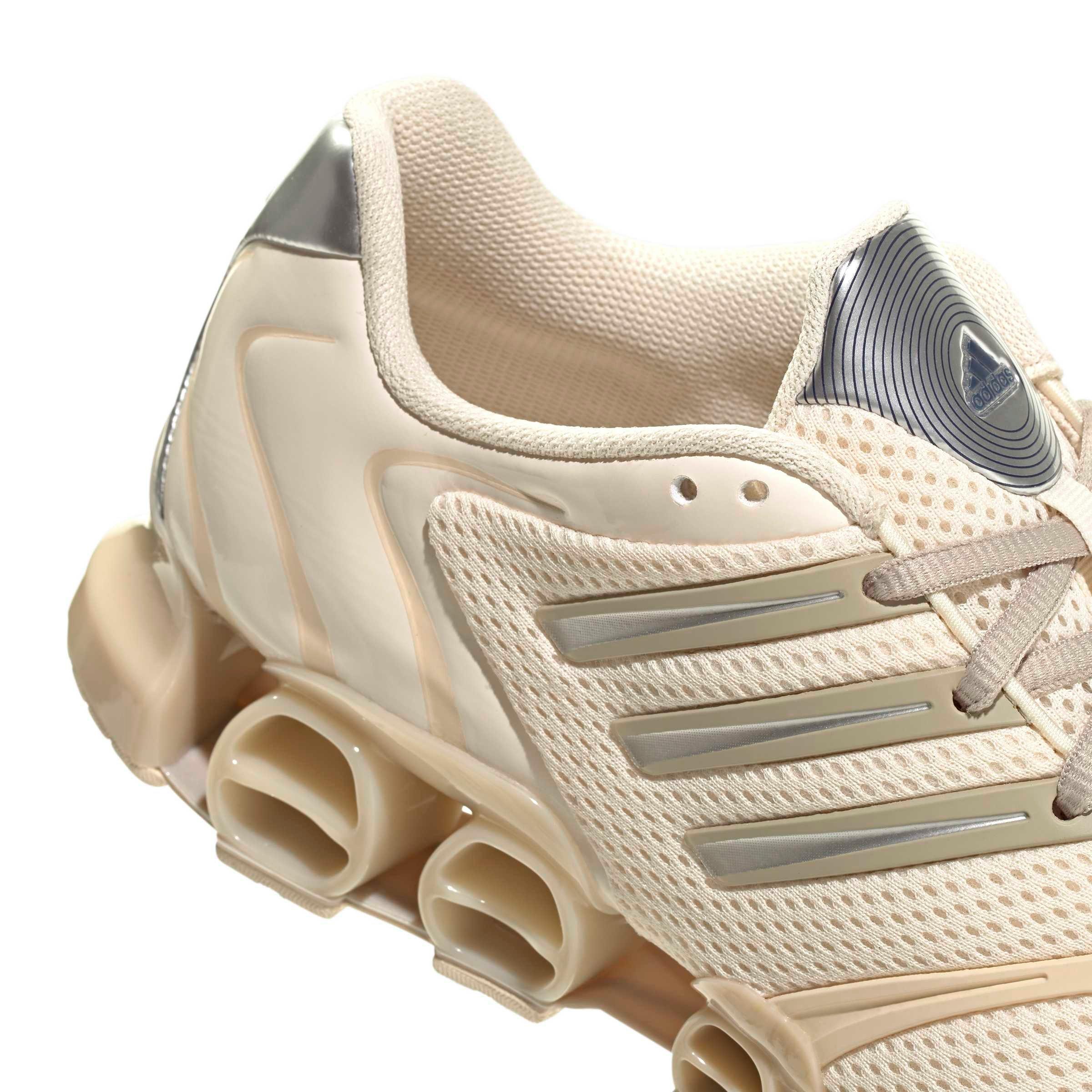 adidas Originals Mega Ghostride "Wonder White/Wonder Beige/Silver Metallic" Women's Shoe - WHITE/BEIGE/SILVER Thumbnail View 7