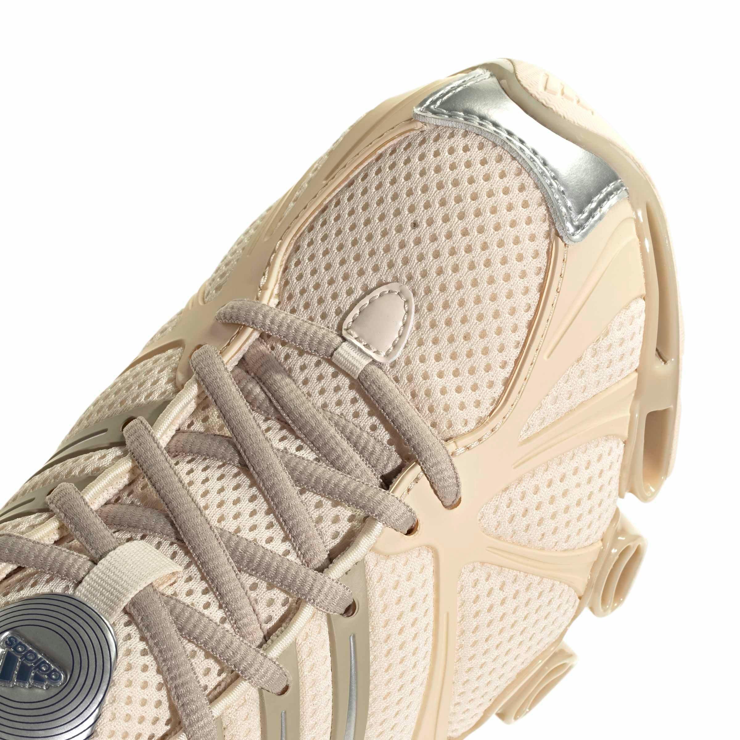 adidas Originals Mega Ghostride "Wonder White/Wonder Beige/Silver Metallic" Women's Shoe - WHITE/BEIGE/SILVER Thumbnail View 8